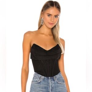Black NBD Strapless Corset Top